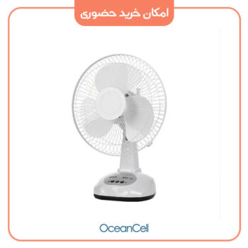 پنکه رومیزی شارژی بیوا مدل Biva FA-06 به همراه پنل خورشیدی