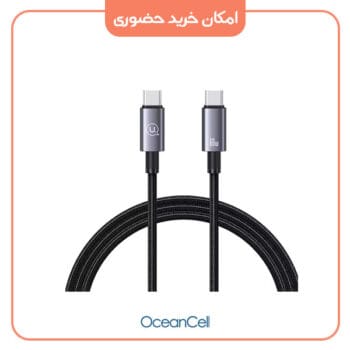 کابل شارژ TYPE-C به TYPE-C یوسامز طول 1.2 متر USAMS US-SJ661 - 60w