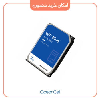 هارددیسک اینترنال وسترن دیجیتال مدل Blue WD20EZAZ ظرفیت 2 ترابایت